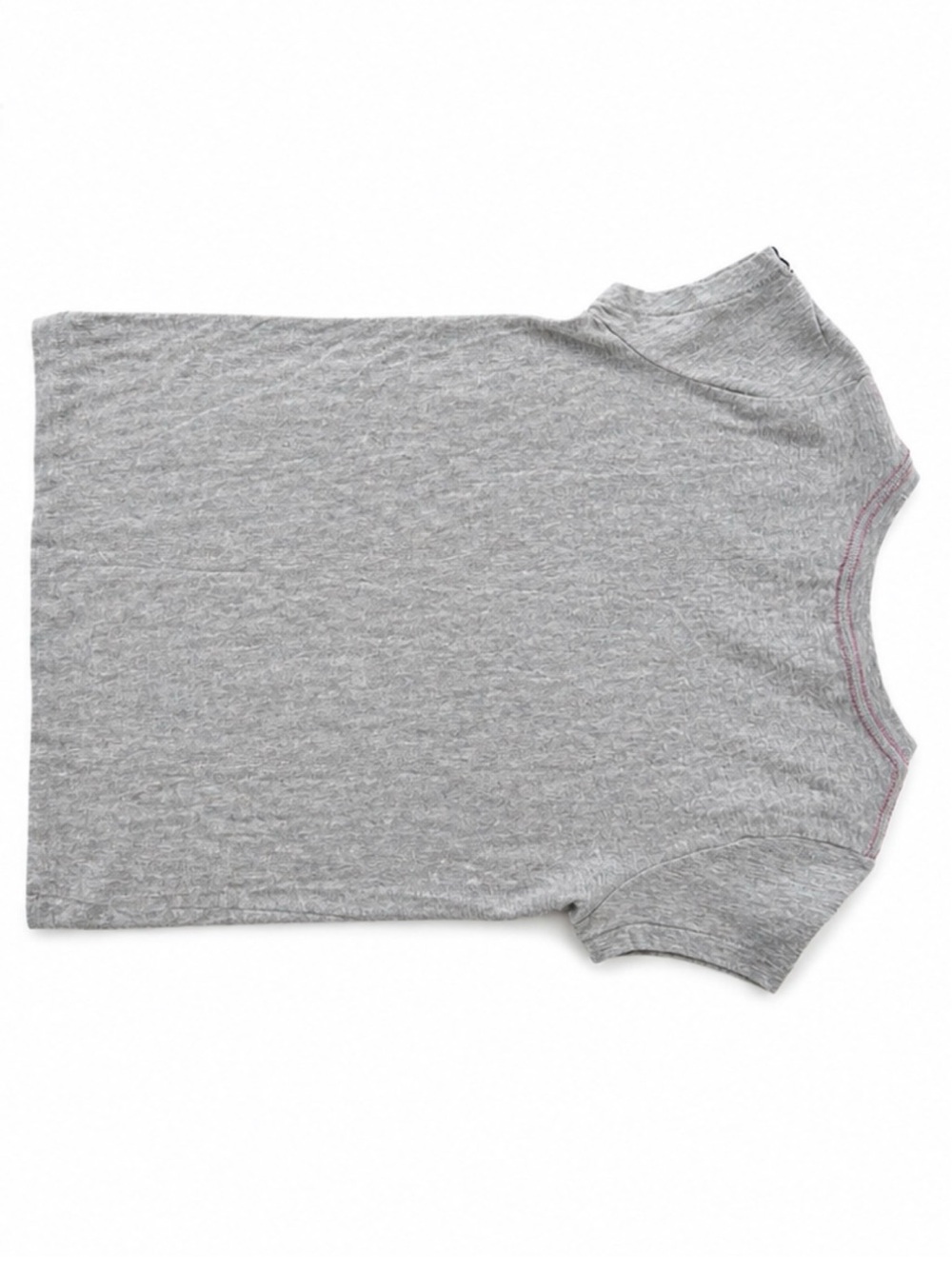 PINK Victoria's Secret Gray Tee with Rainbow LOVE PINK Graphic - Picture 3 of 4